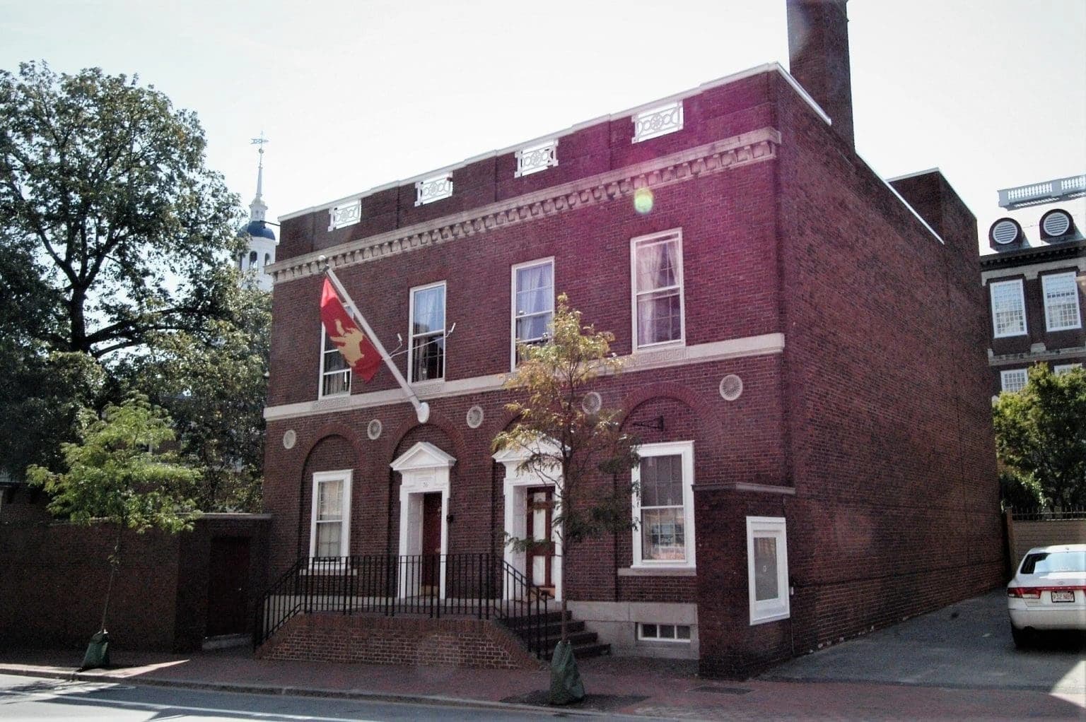 Roof restoration at the Harvard Spee Club, Cambridge MA.
